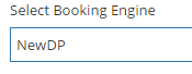 1. Select the Booking Engine