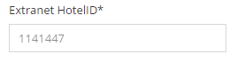 2. Extranet Hotel ID