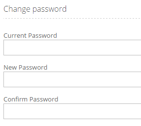 3. Change Password