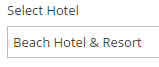 1. Select the Hotel