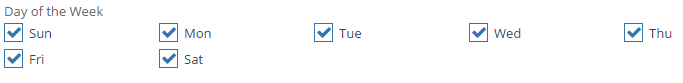 4. Days of the Week