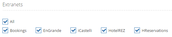 2. Extranets Check Box